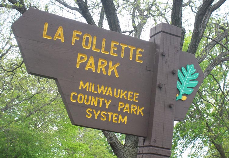 LaFollette Park sign