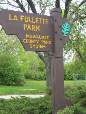 LaFollette Park Sign